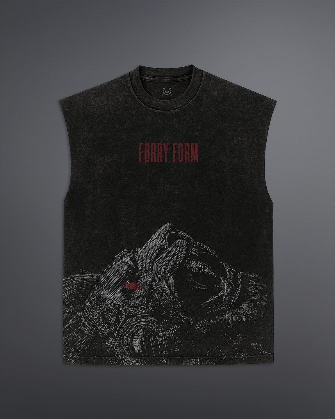 Furry Form Vest Tank [ACID WASHED]