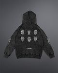 Malignant Prophecy Hoodie [ACID WASHED-BLACK ASH COLORWAY]