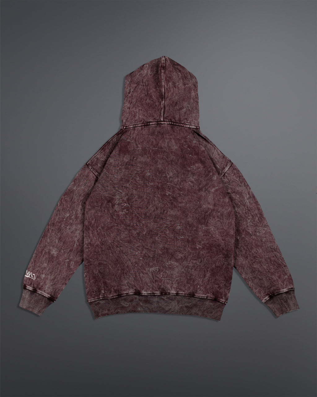 Acid washed hoodie [BLOOD STONE COLORWAY]