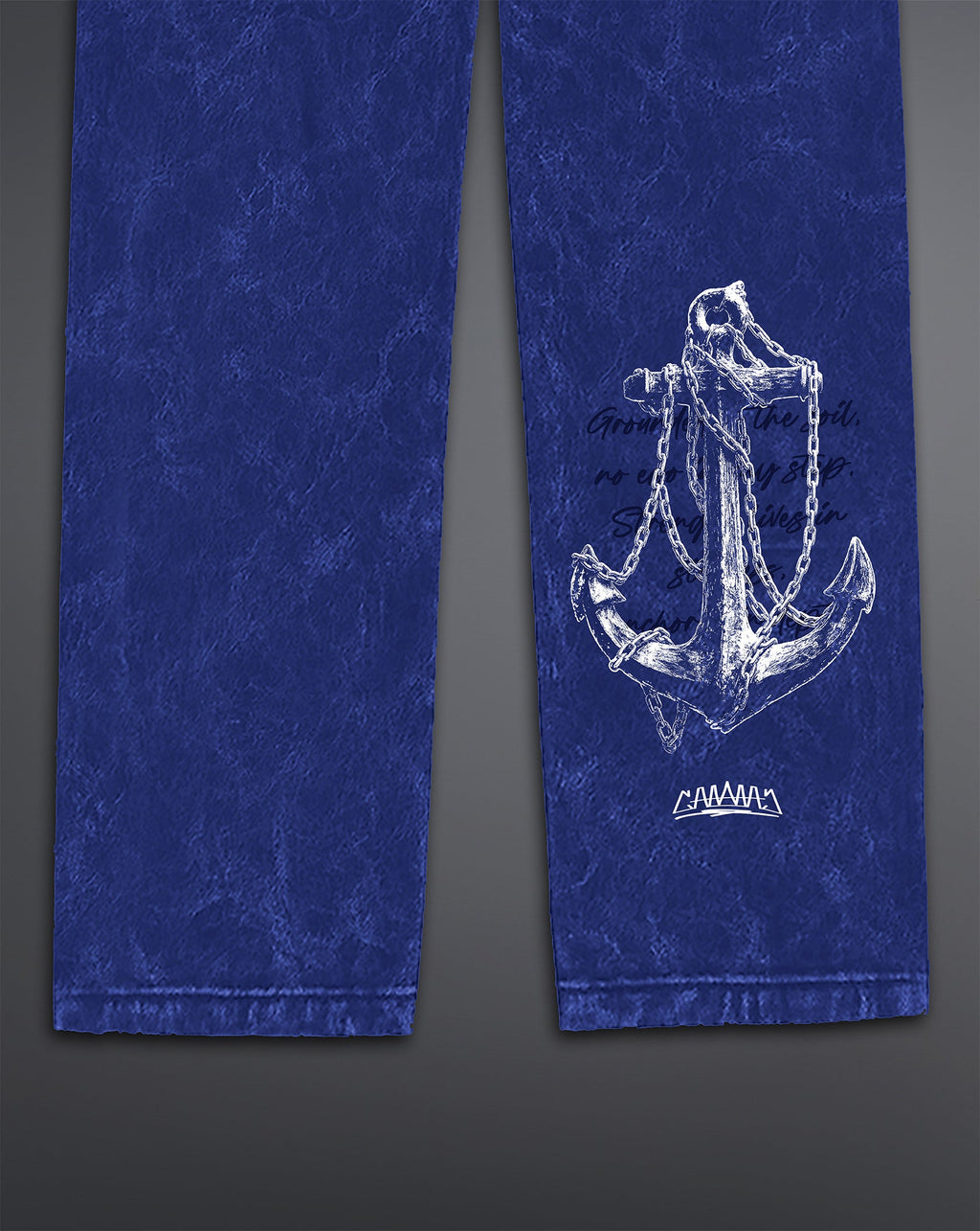 Depth-Bound Sweatpants [ACID WASHED-COSMIC BLU]