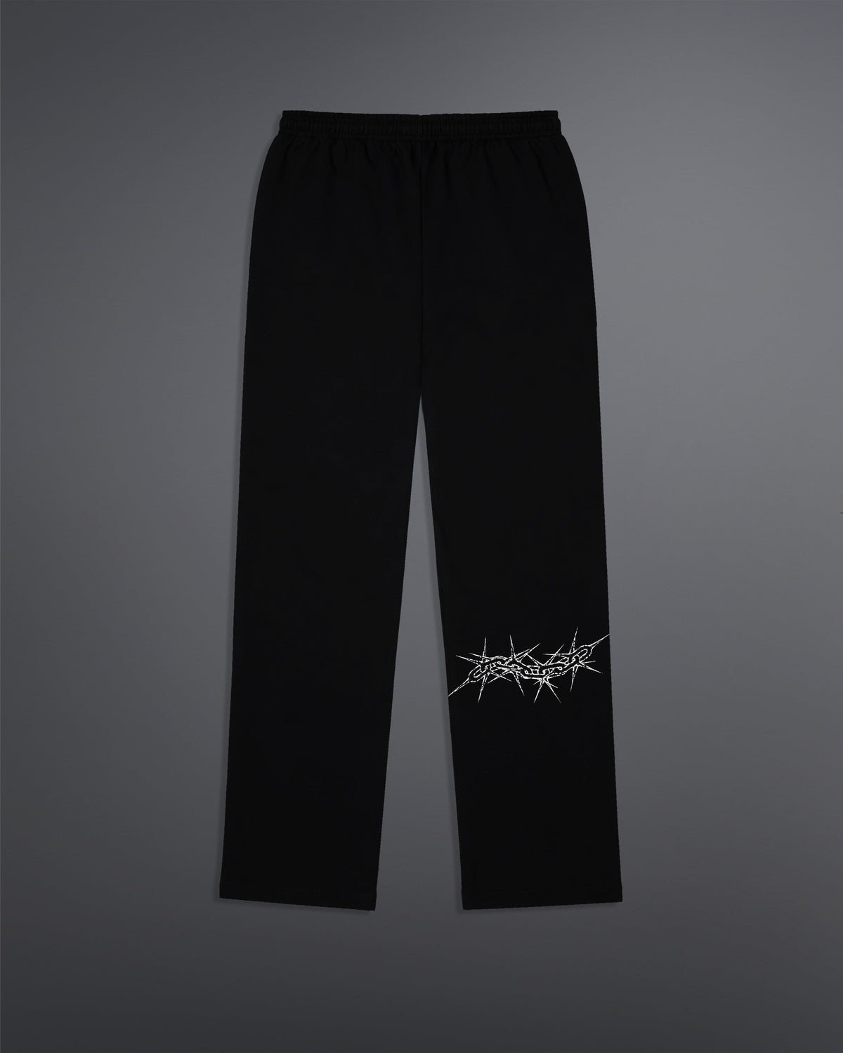 Spiked Cage Sweatpants  [BLACK]