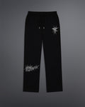 Spiked Cage Sweatpants  [BLACK]