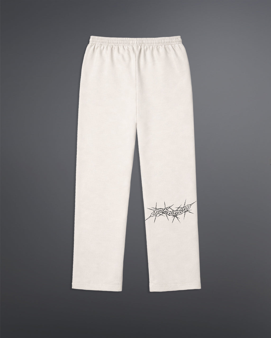Spiked Cage Sweatpants  [OFF-WHITE]