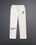 Spiked Cage Sweatpants  [OFF-WHITE]