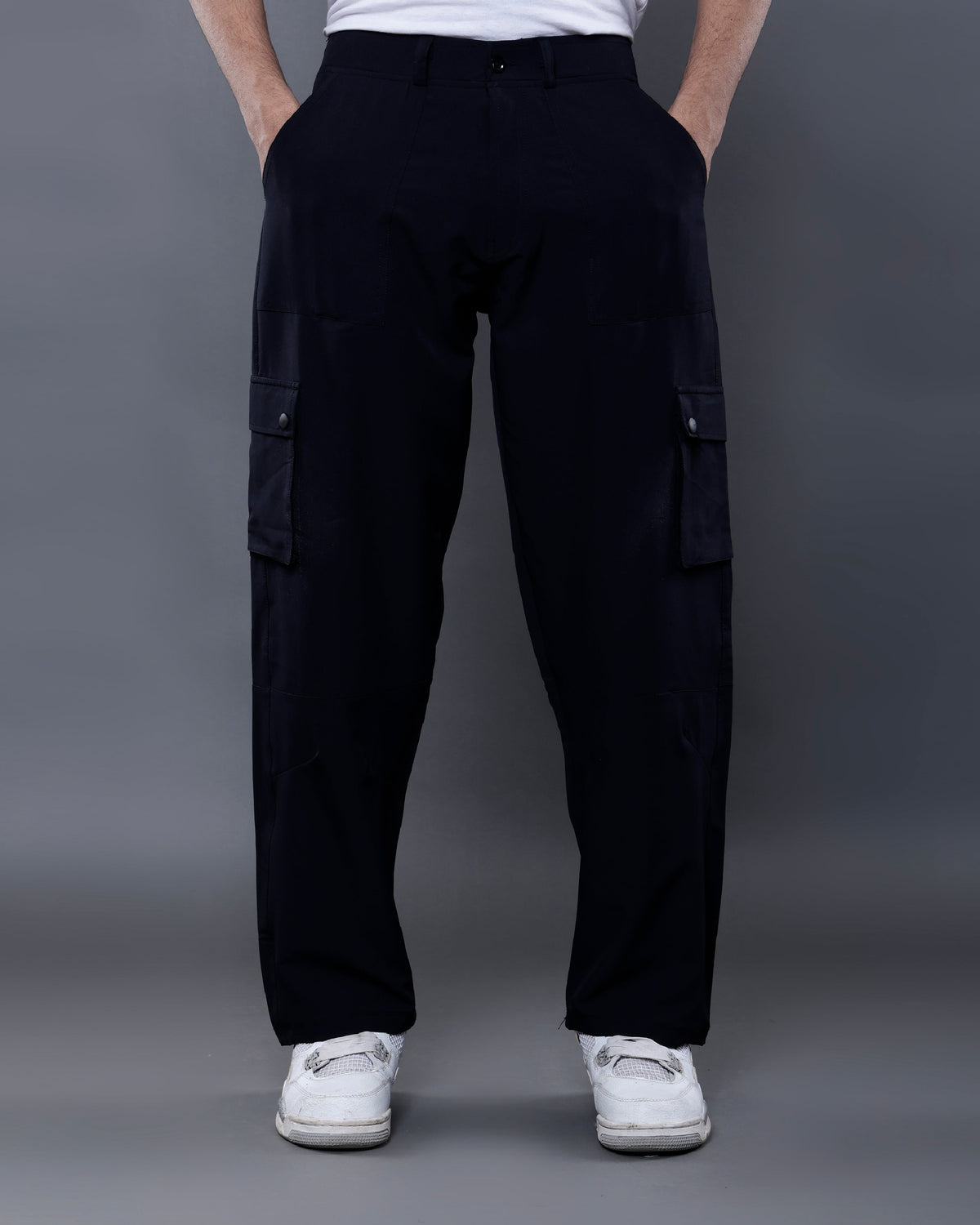 Straight Fit Cargo [Black]