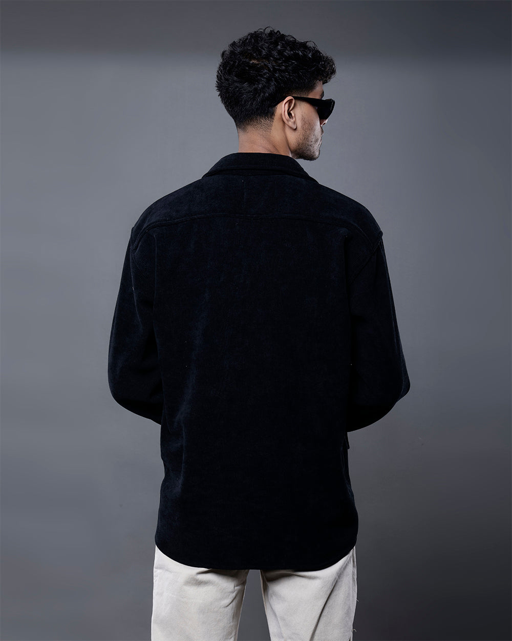 Vel-Cord Shirt [Black]