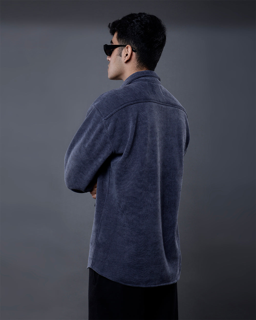 Vel-Cord Shirt [Grey]
