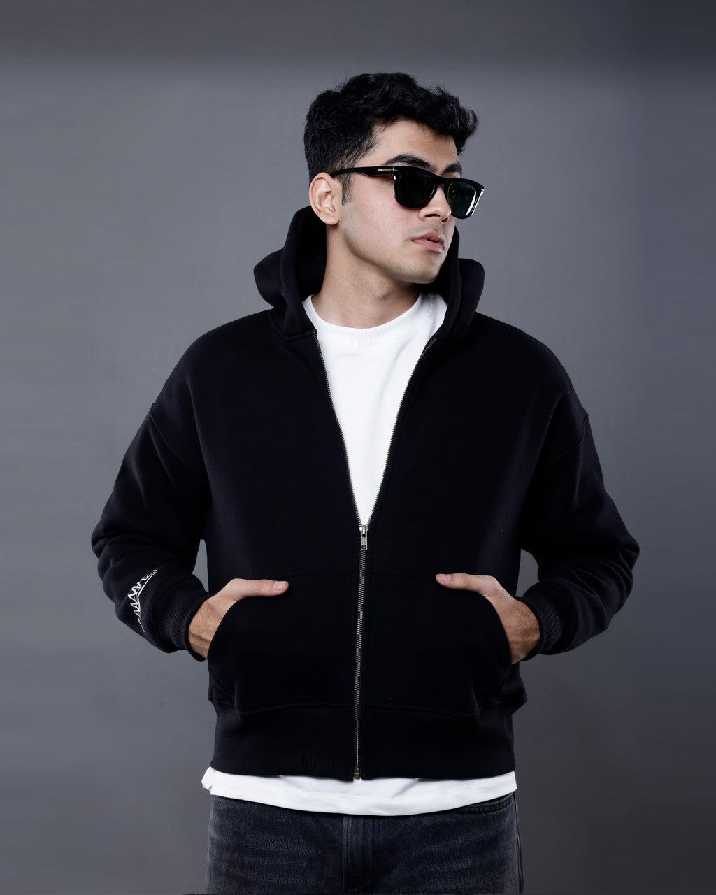 Cropped Zipper