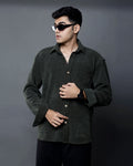 Vel-Cord Shirt [Olive Green]