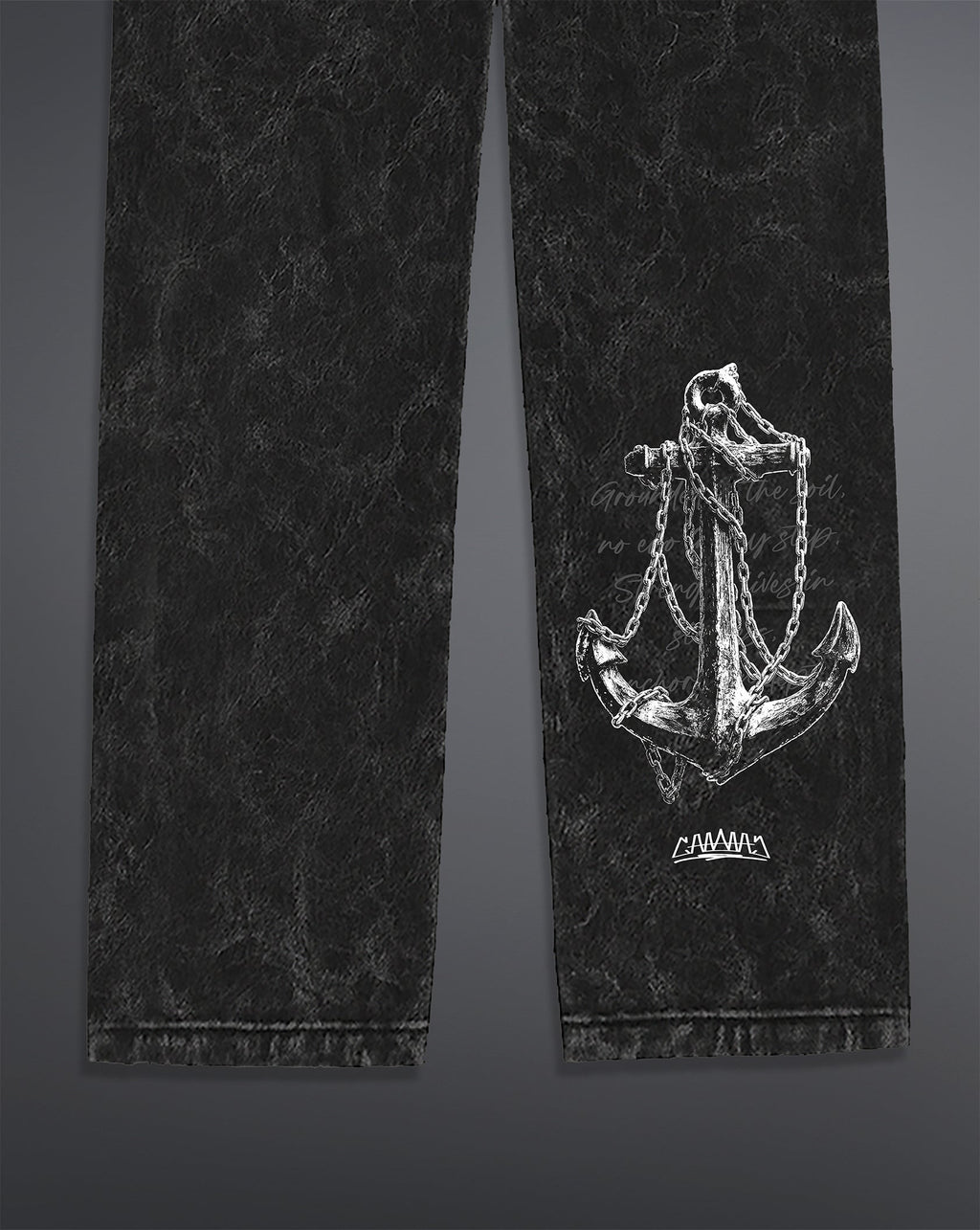 Depth-Bound Sweatpants [ACID WASHED-BLACK ASH]