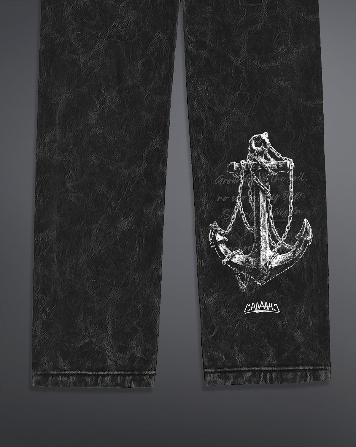Depth-Bound Sweatpants [ACID WASHED-BLACK ASH]