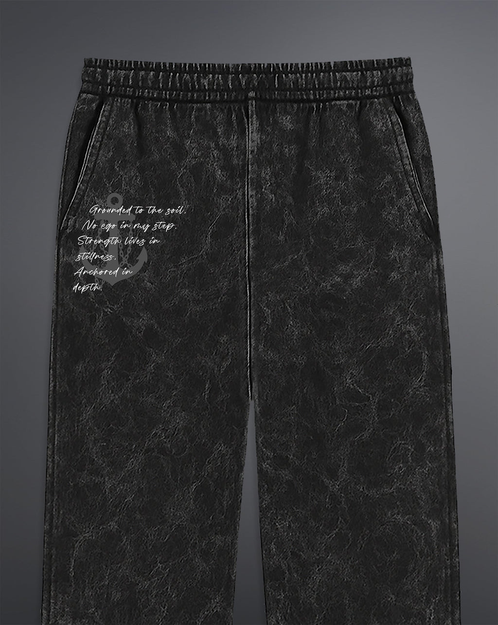 Depth-Bound Sweatpants [ACID WASHED-BLACK ASH]
