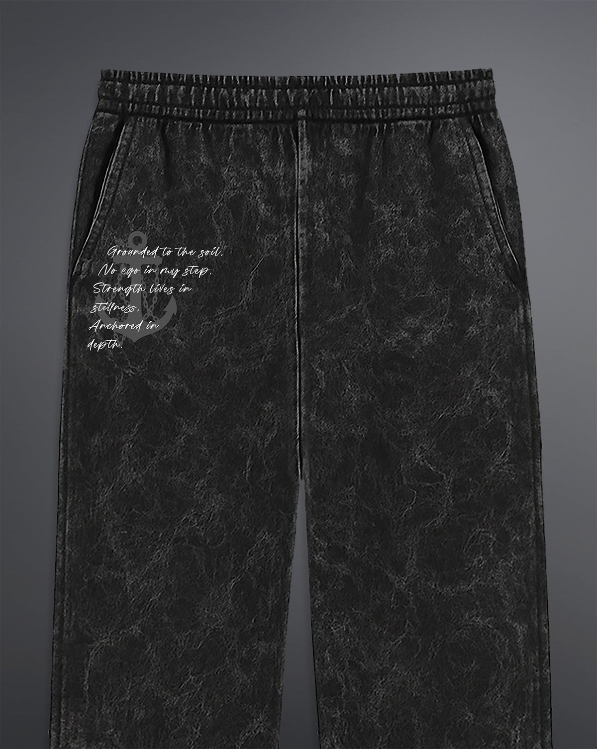 Depth-Bound Sweatpants [ACID WASHED-BLACK ASH]