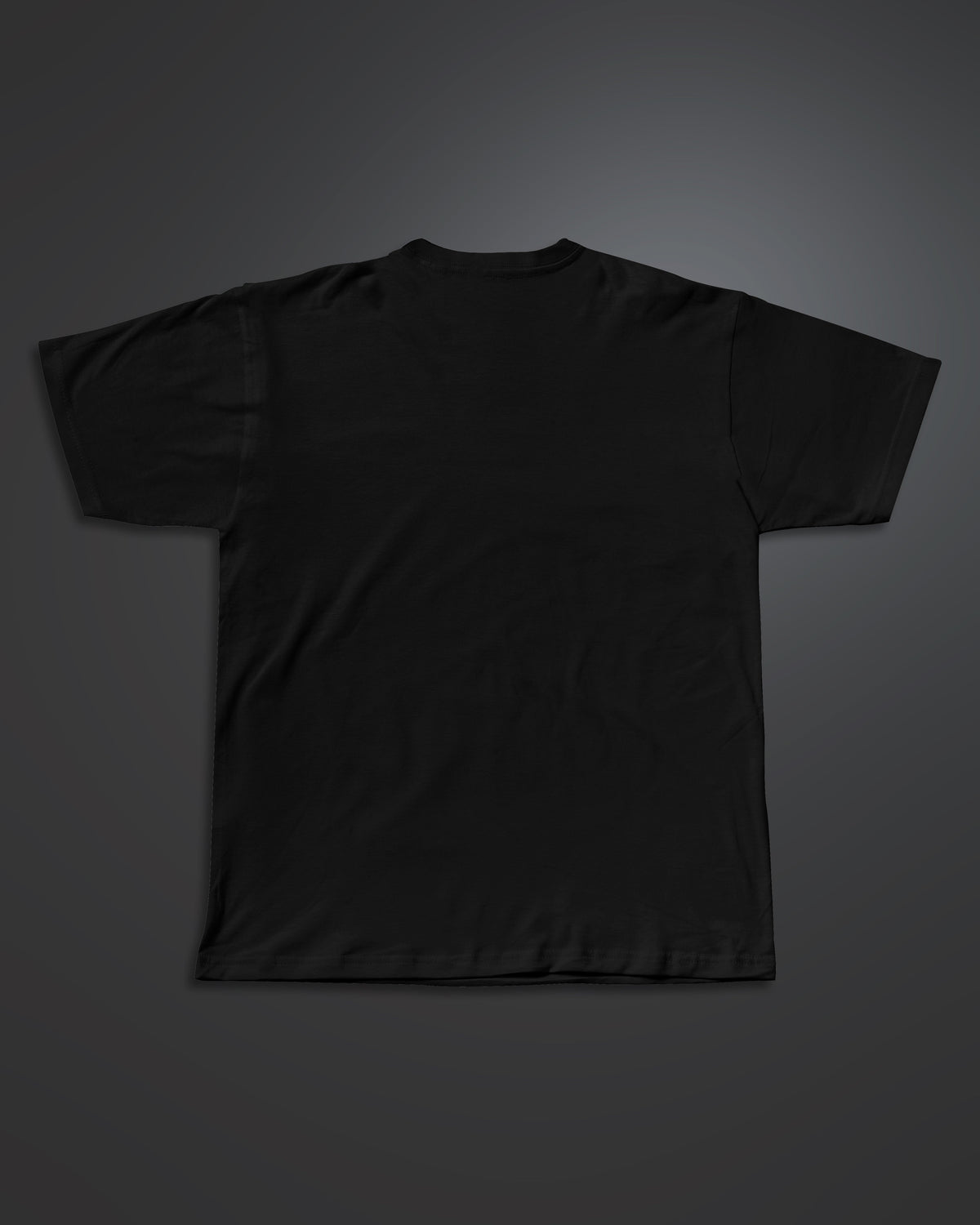 Black Reg-Fit tee