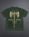 GRAVECHORD Oversized Tee [ACID WASHED-TOXIC MOSS]
