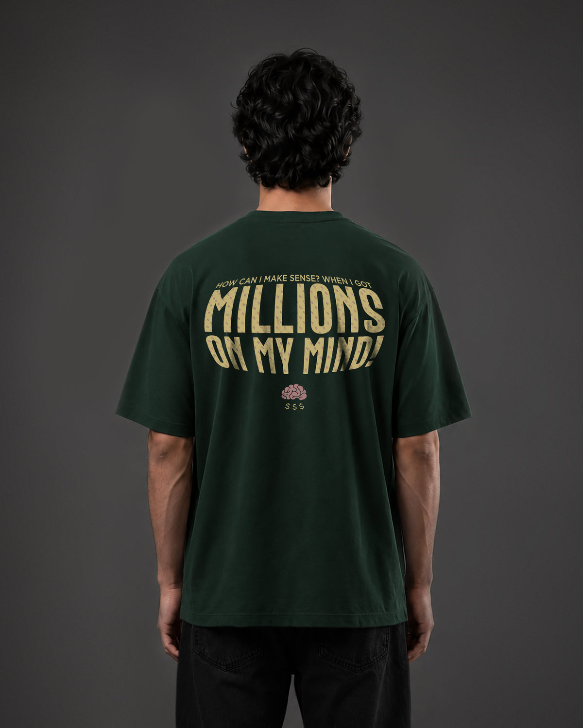 Millions on my mind oversized tee
