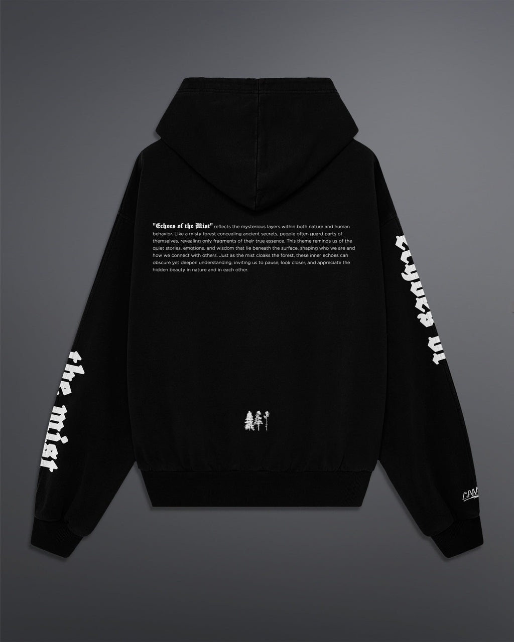 Echoes Of The Mist Hoodie [Black]