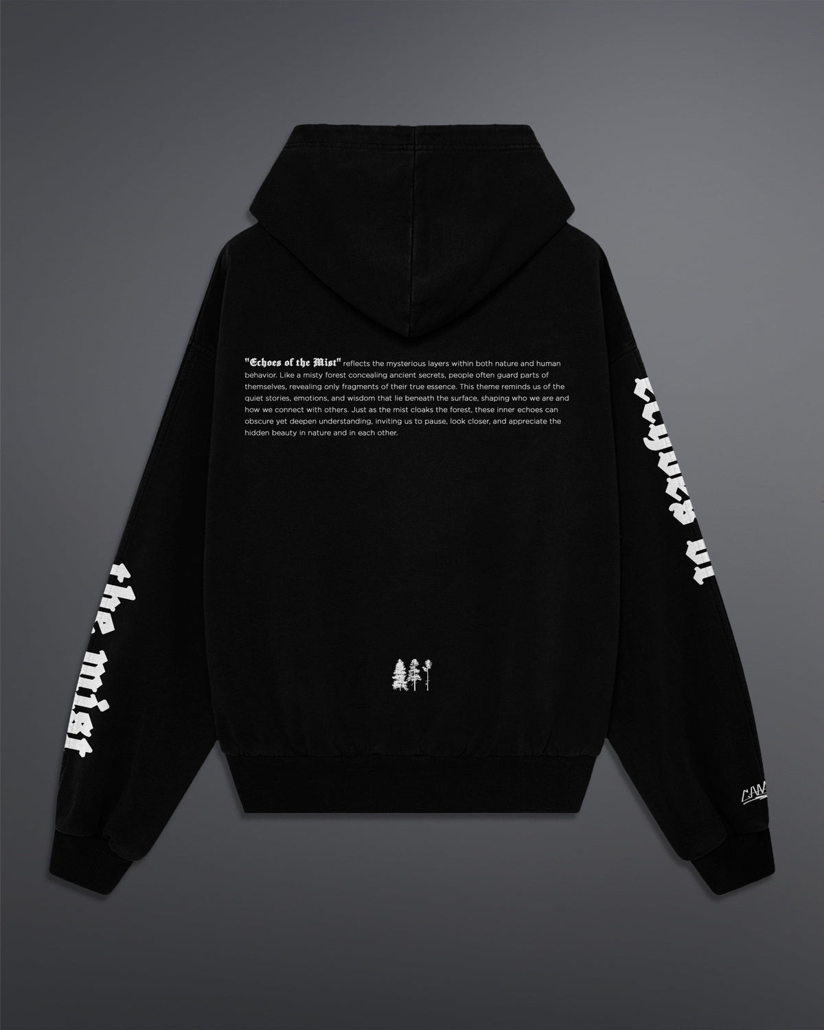 Echoes Of The Mist Hoodie [Black]