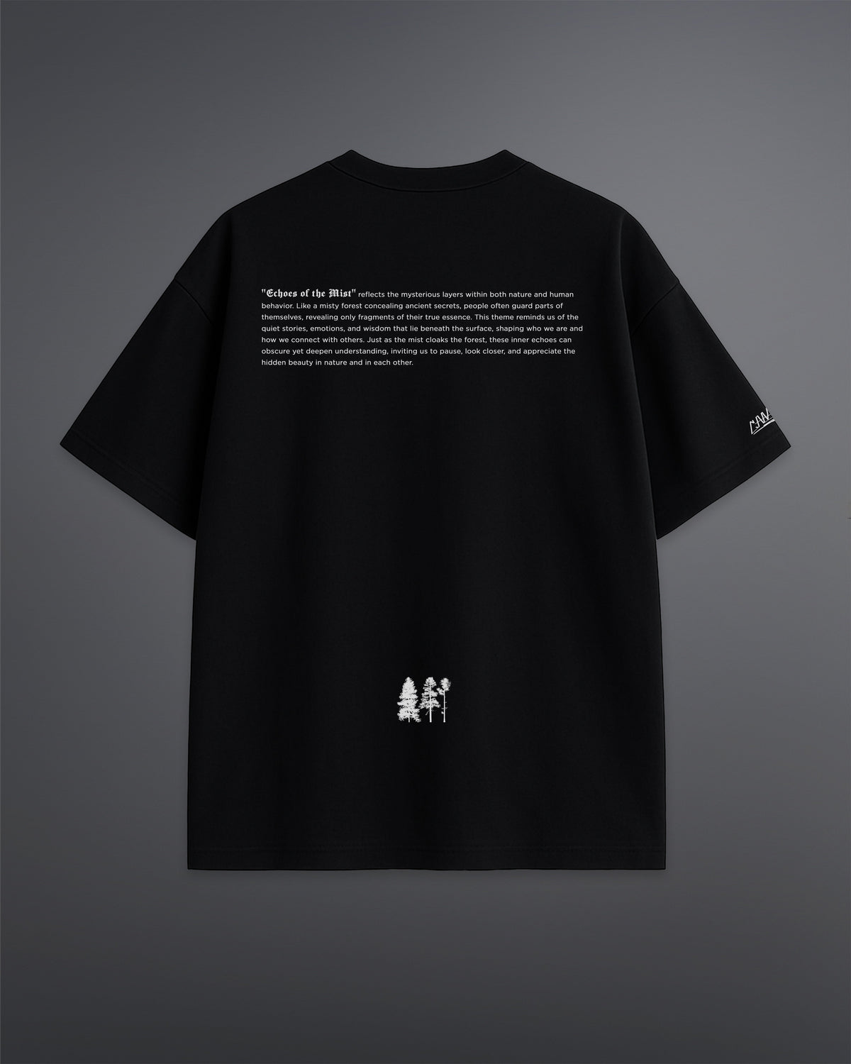 Echoes Of The Mist Oversized Tee