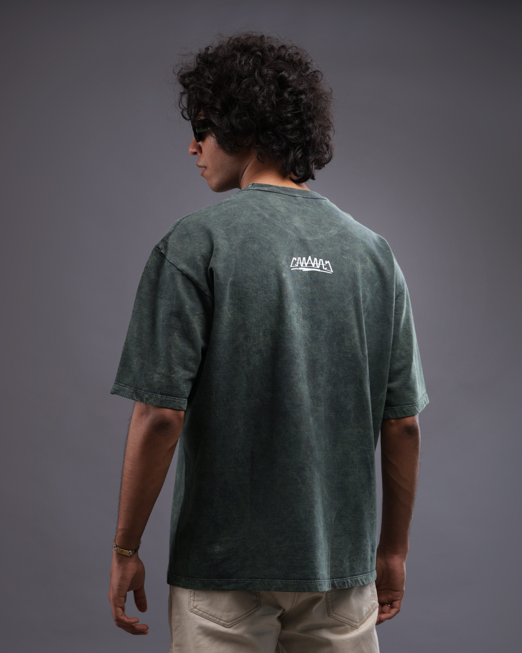 Acid Wash Oversized Tee [TOXIC MOSS COLORWAY]
