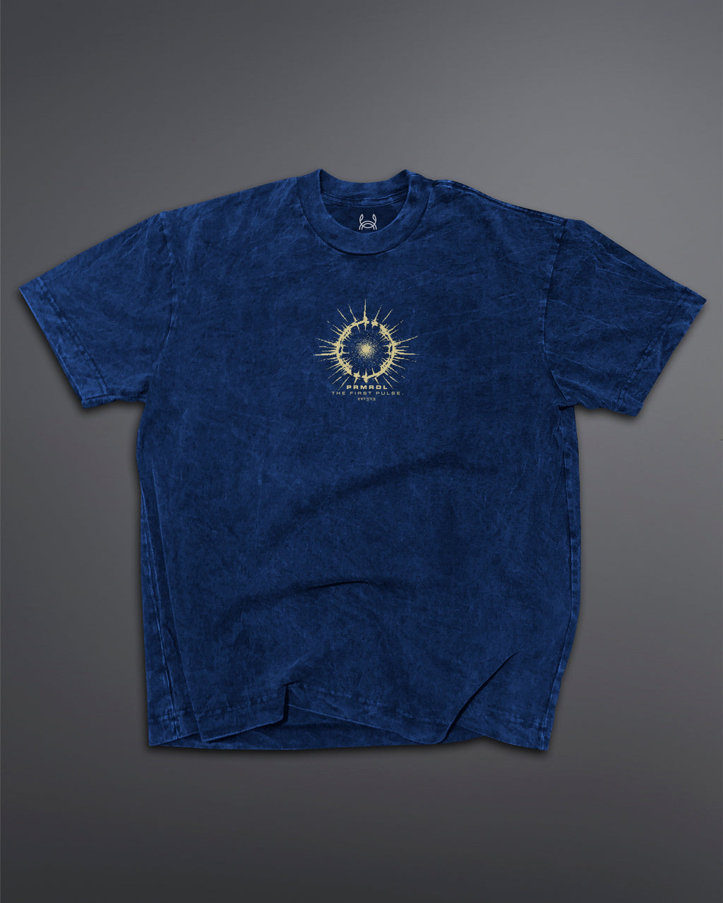 Primordial Prophecy Oversized tee [ACID WASHED-COSMIC BLU]
