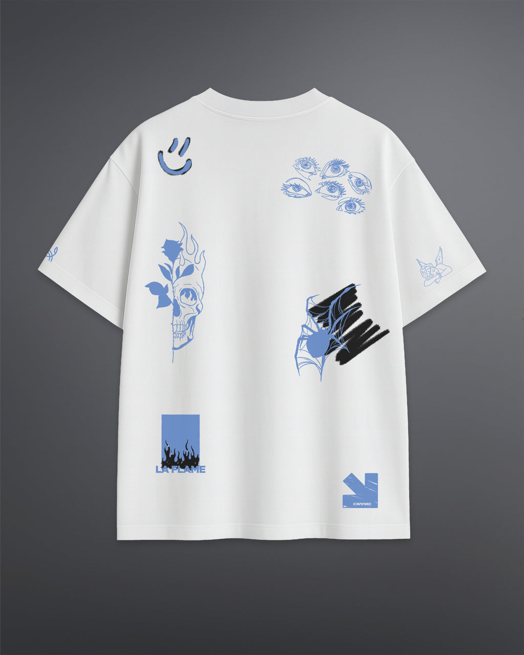 Random Shit Oversized Tee [white]