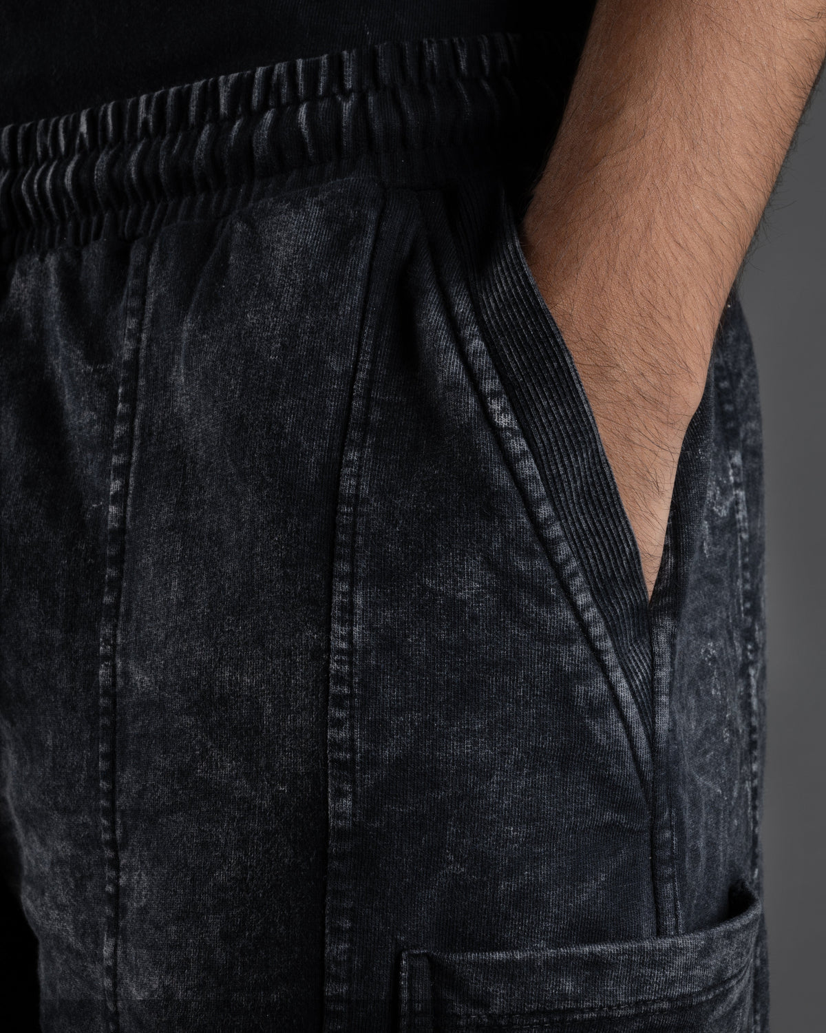 Ash-Storm Shorts [ACID WASHED]