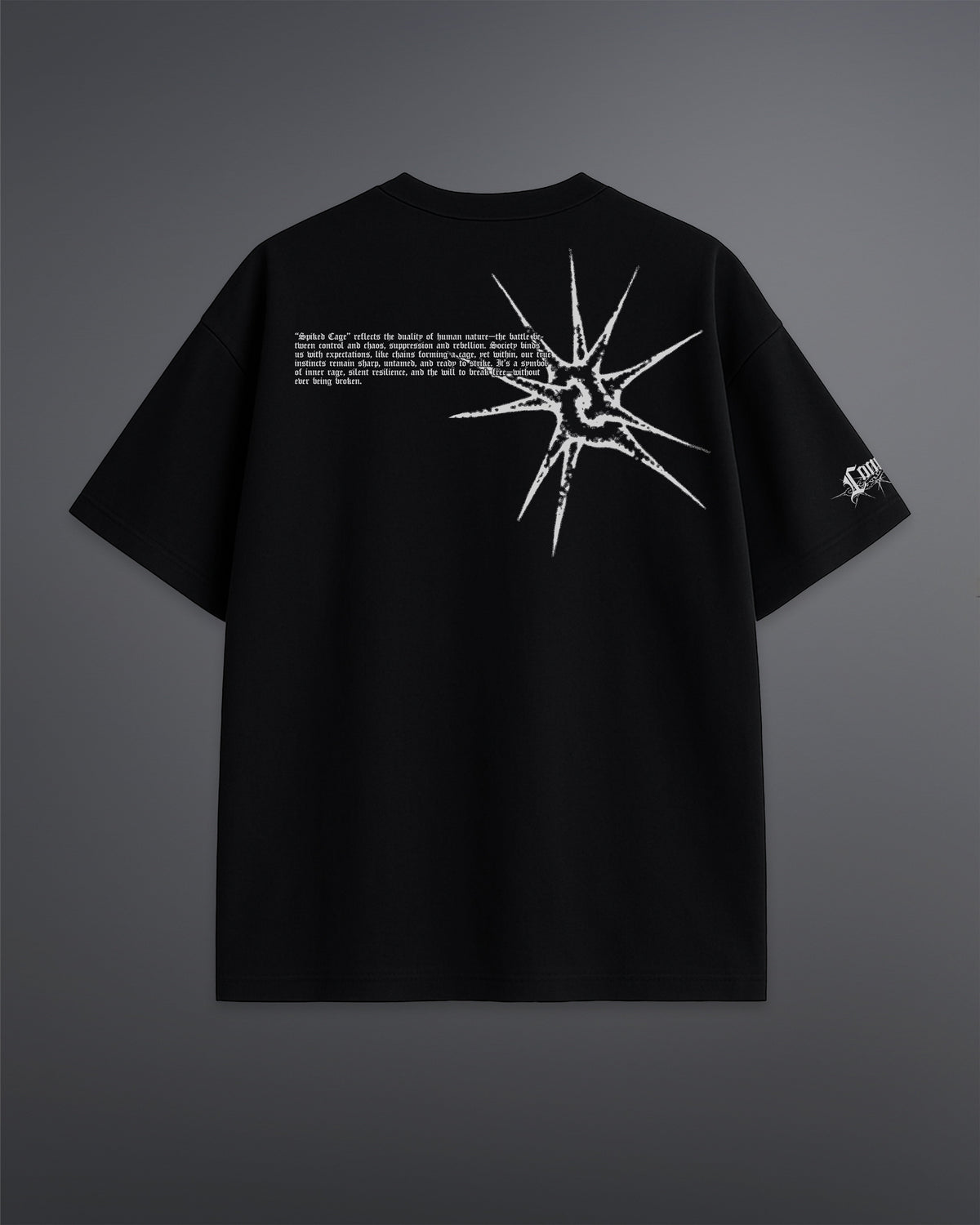 Spiked Cage Tee [BLACK]