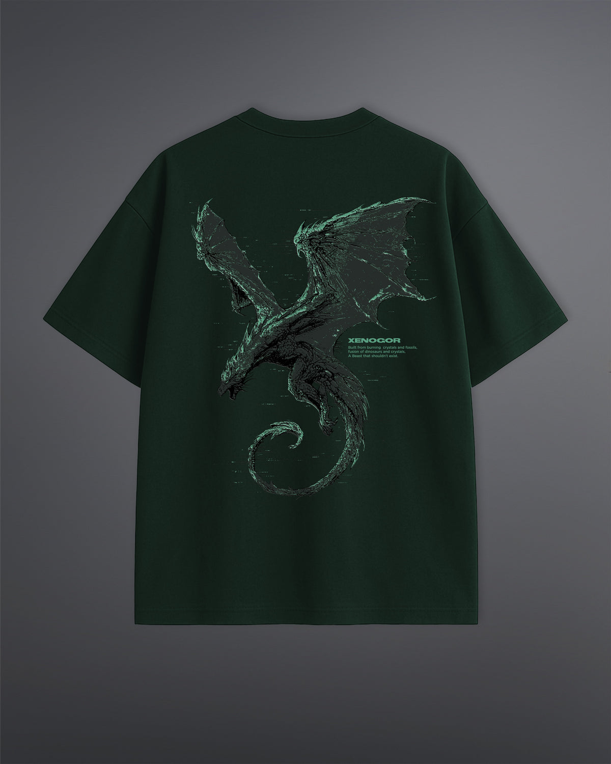 Xenogor Oversized Tee [FOREST CRYST-COLORWAY]